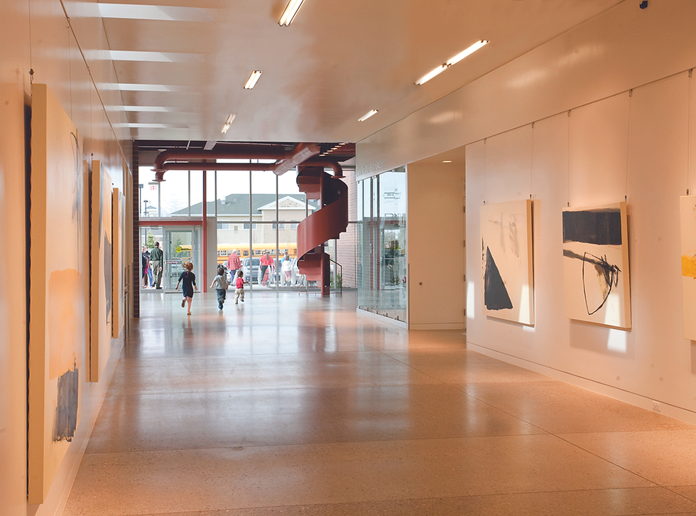 Pleasant Valley Branch entry hall