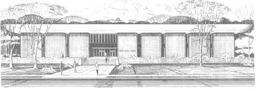 Main Library Architectural Rendering