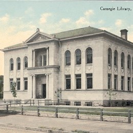 Carnegie Library Historic Photograph
