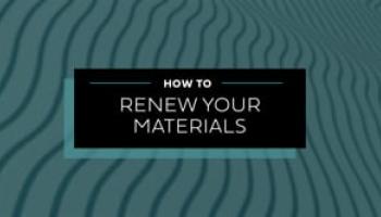 How To Renew Materials