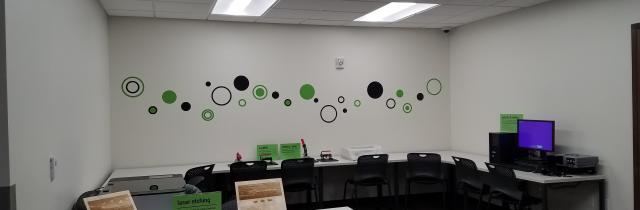 Image of the Main Library's Maker space.